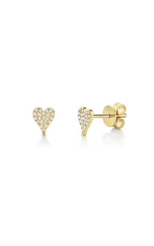 Diamond Heart Earrings