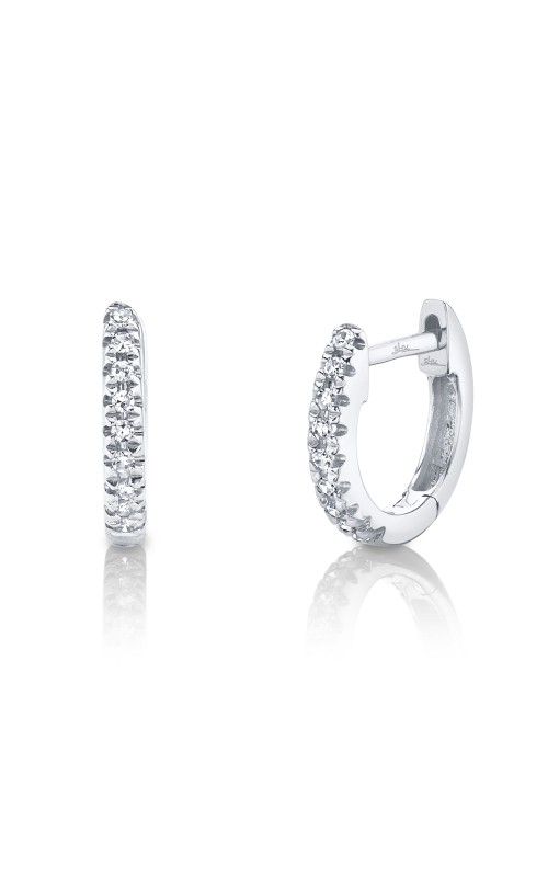 Classic Diamond Huggie Earrings