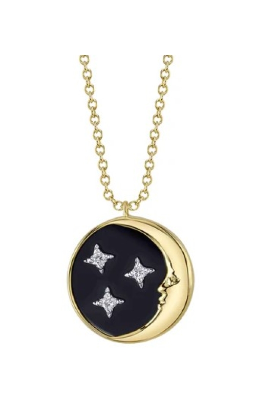 Diamond & Onyx Necklace