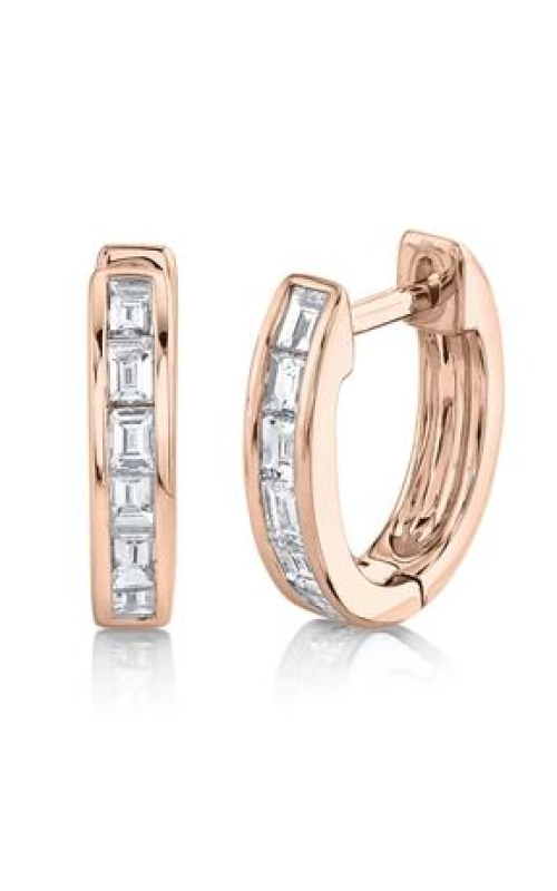 Diamond Huggie Earrings