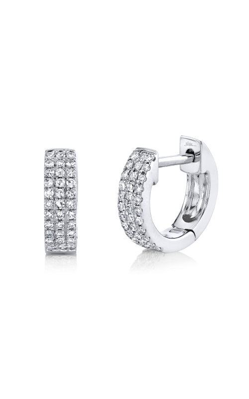Diamond Pave Mini Huggie Earring