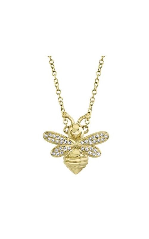 Diamond Bee Necklace