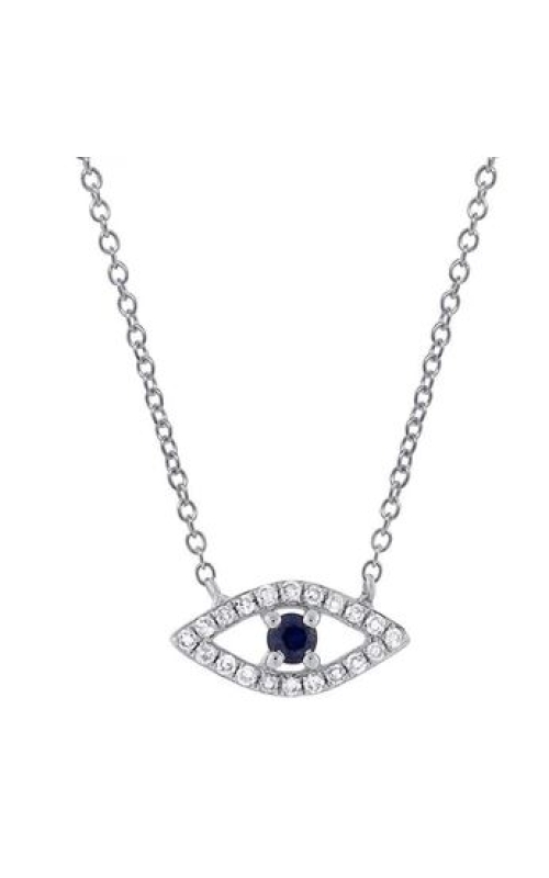 Diamond Evil Eye Necklace