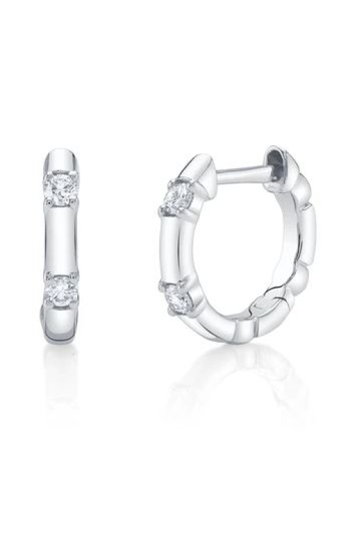 Diamond Huggie Earrings