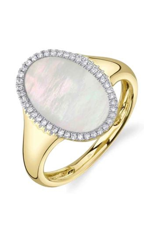 Mother of Pearl & Diamond Ring