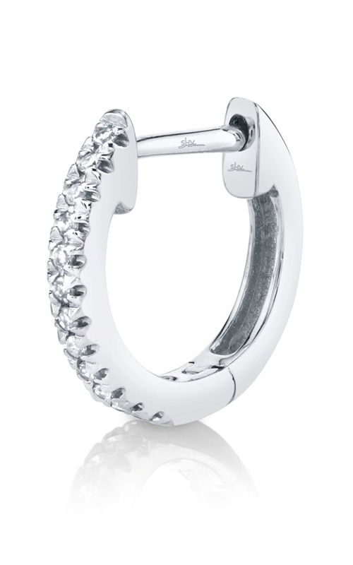 Diamond Huggie Earrings