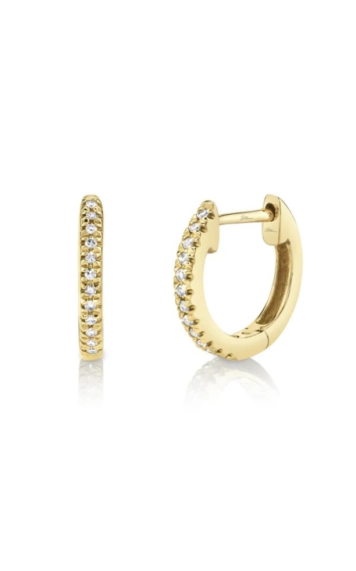 Diamond Huggie Earrings