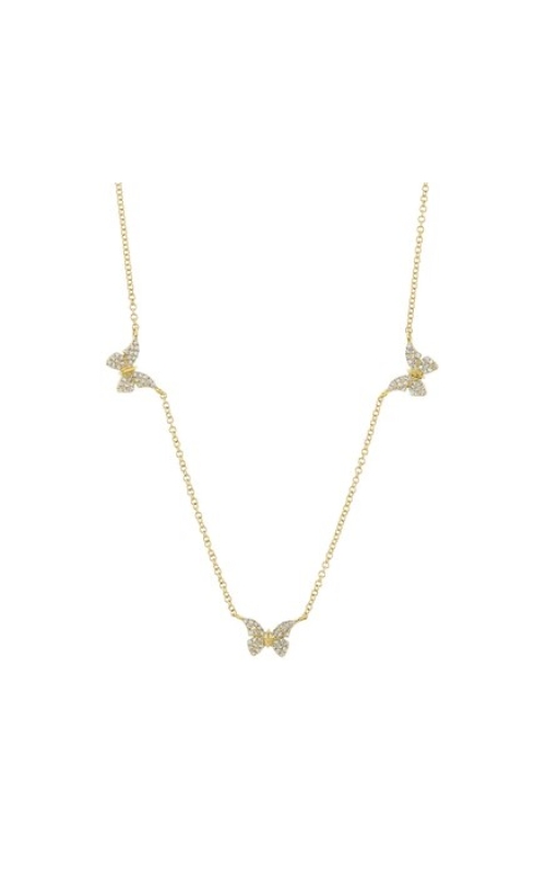 Diamond Butterfly Necklace
