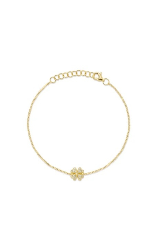 Diamond Clover Bracelet
