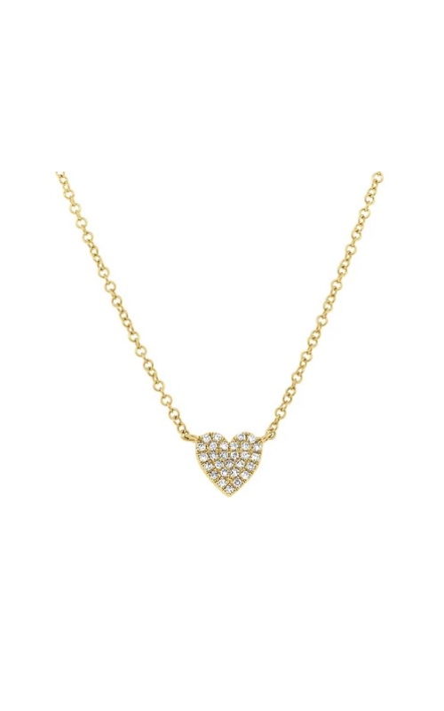 Diamond Pave Heart Necklace