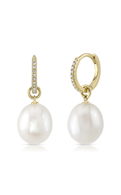 Pearl & Diamond Earrings