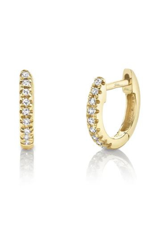 Classic Diamond Huggie Earrings
