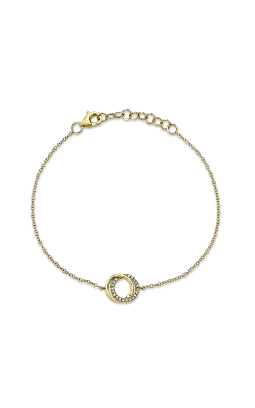 Diamond Love Knot Circle Bracelet