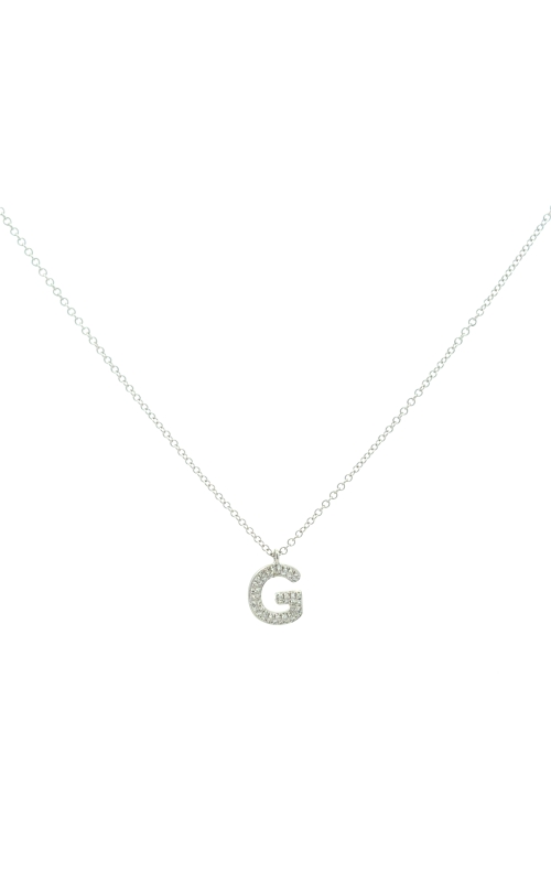 Diamond Initial 'G' Necklace