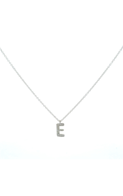 Diamond Initial 'E' Necklace