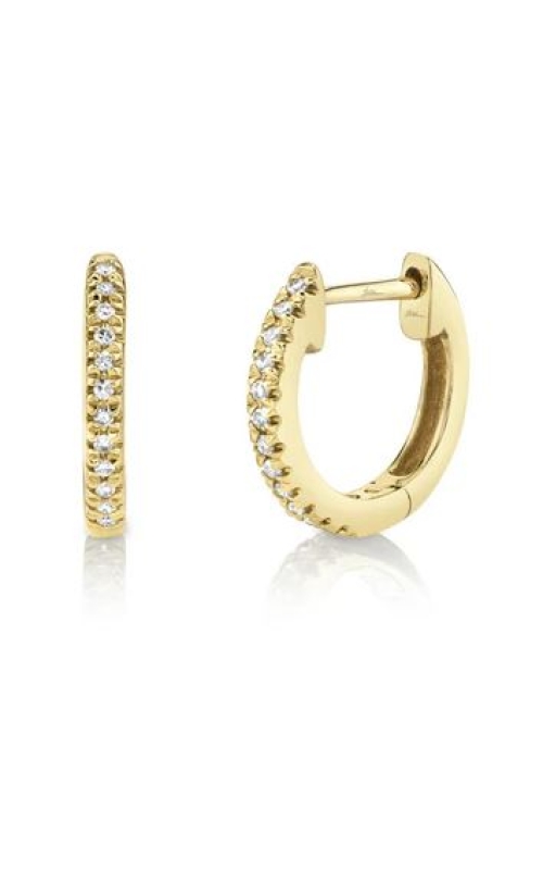 Diamond Huggie Earrings