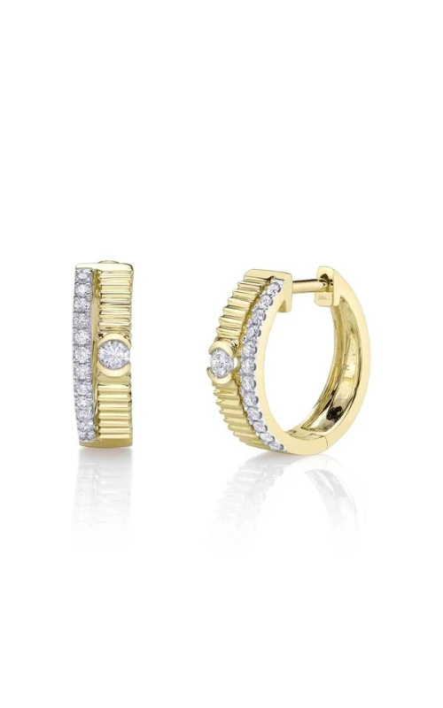 Diamond Huggie Earrings