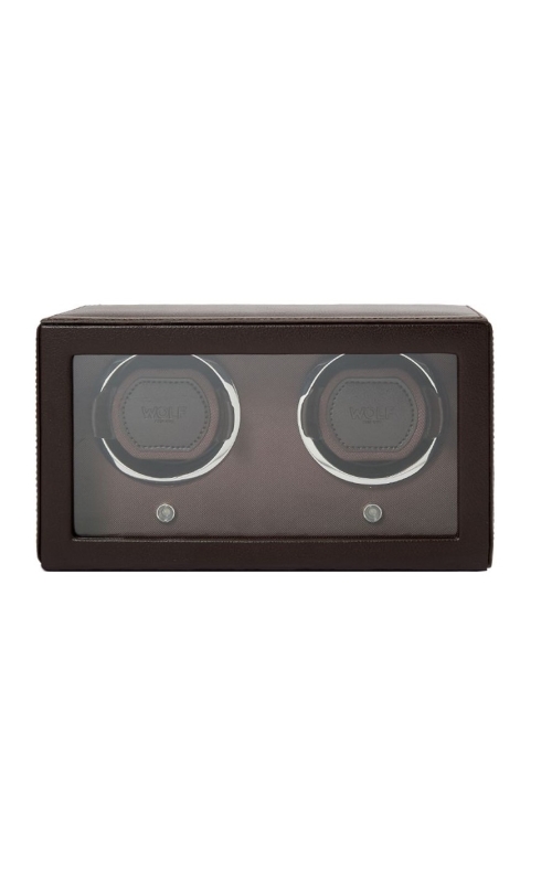 Wolf Double Cub Winder With Cover Brown