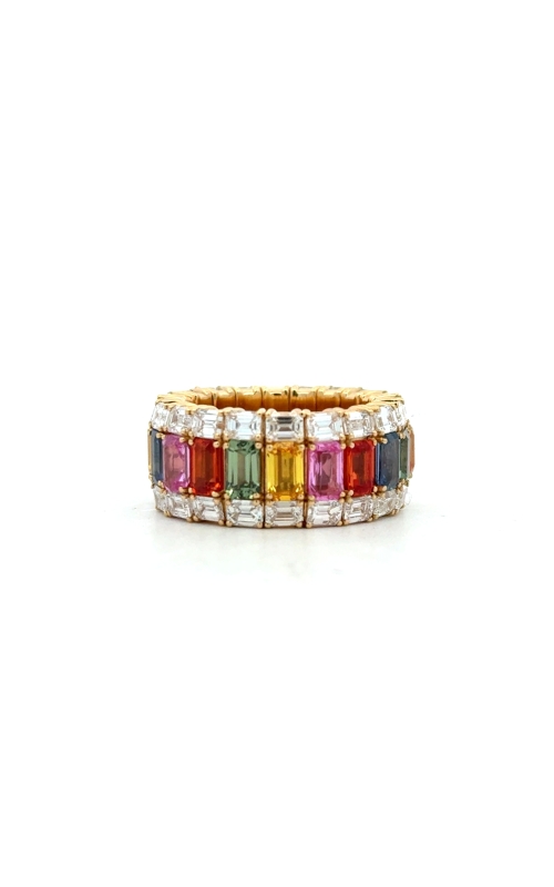 Zydo Sapphire & Diamond Stretch Ring