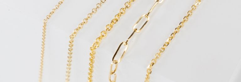 permanent jewelry 14K chains