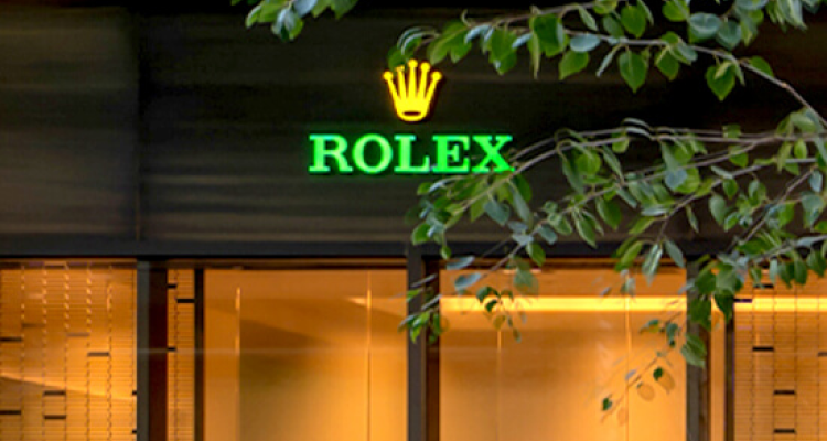 Rolex Storefront at Heller Jewelers in California