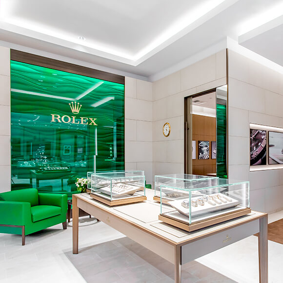 The Rolex Showroom at Heller Jewelers