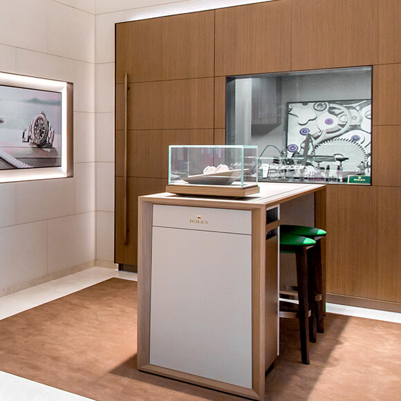 The Rolex Showroom at Heller Jewelers in California