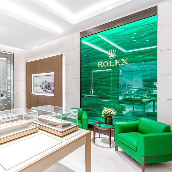 The Rolex Showroom at Heller Jewelers in San Ramon